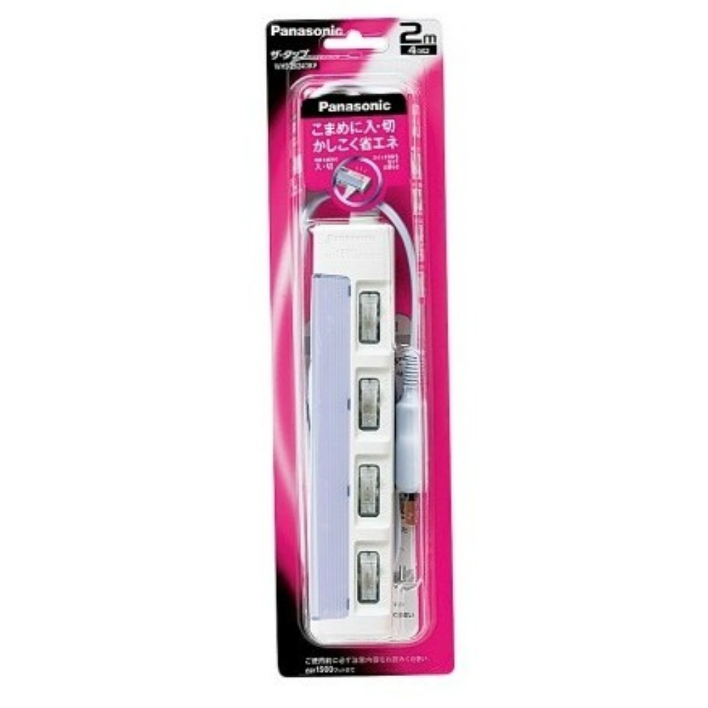 WHS2624DKP The Tap Switch 4 Outlets 2M