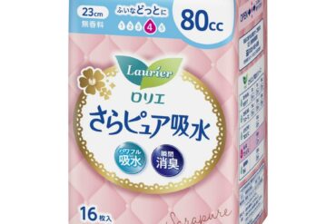 Laurier Sara Pure Soft Absorbent Napkins, 80cc