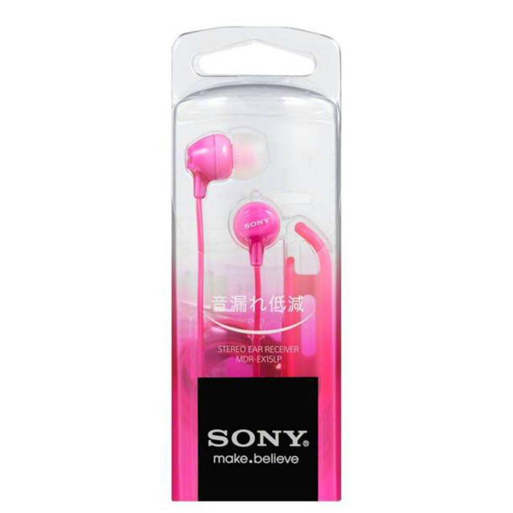 MDR-EX15LPPI Pink Headphones