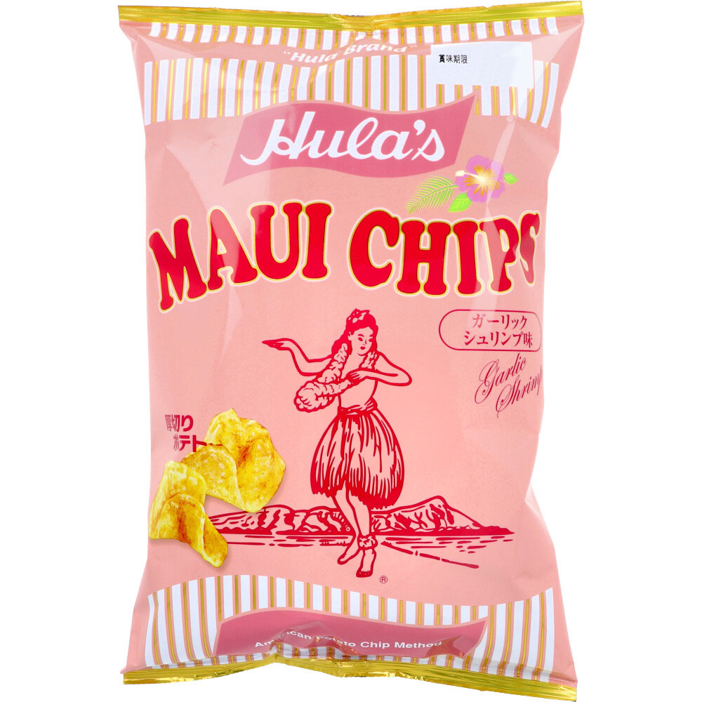 Hula Brand Maui Chips – Garlic Shrimp Flavor 125g