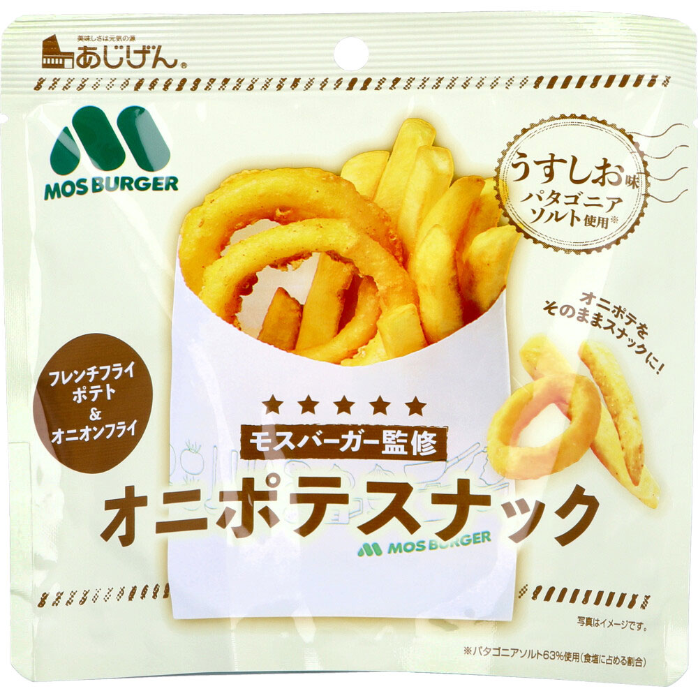 Mos Burger Supervised – Onion & Potato Snack, Lightly Salted, 40 g