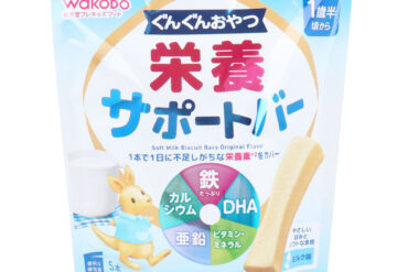 Wakodo Pre-Kids Food – Grow Strong Snack: Nutritional Support Bar, Milk Flavor, 5 Bars